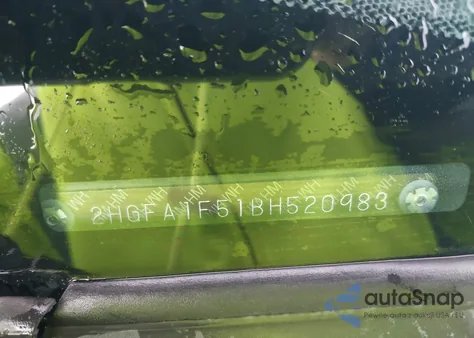 2011 Honda Civic Lx from USA, damaged, VIN 2HGFA1F51BH520983